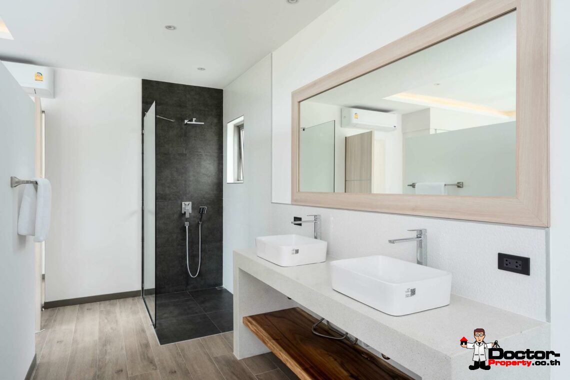 New 3 Bedroom Pool Villa with Sea View – Bo Phut, Koh Samui – For Sale